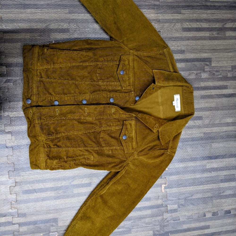 Men's Madewell Corduroy trucker jacket small